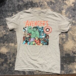 Marvel Gray Avengers Short Sleeve Tee